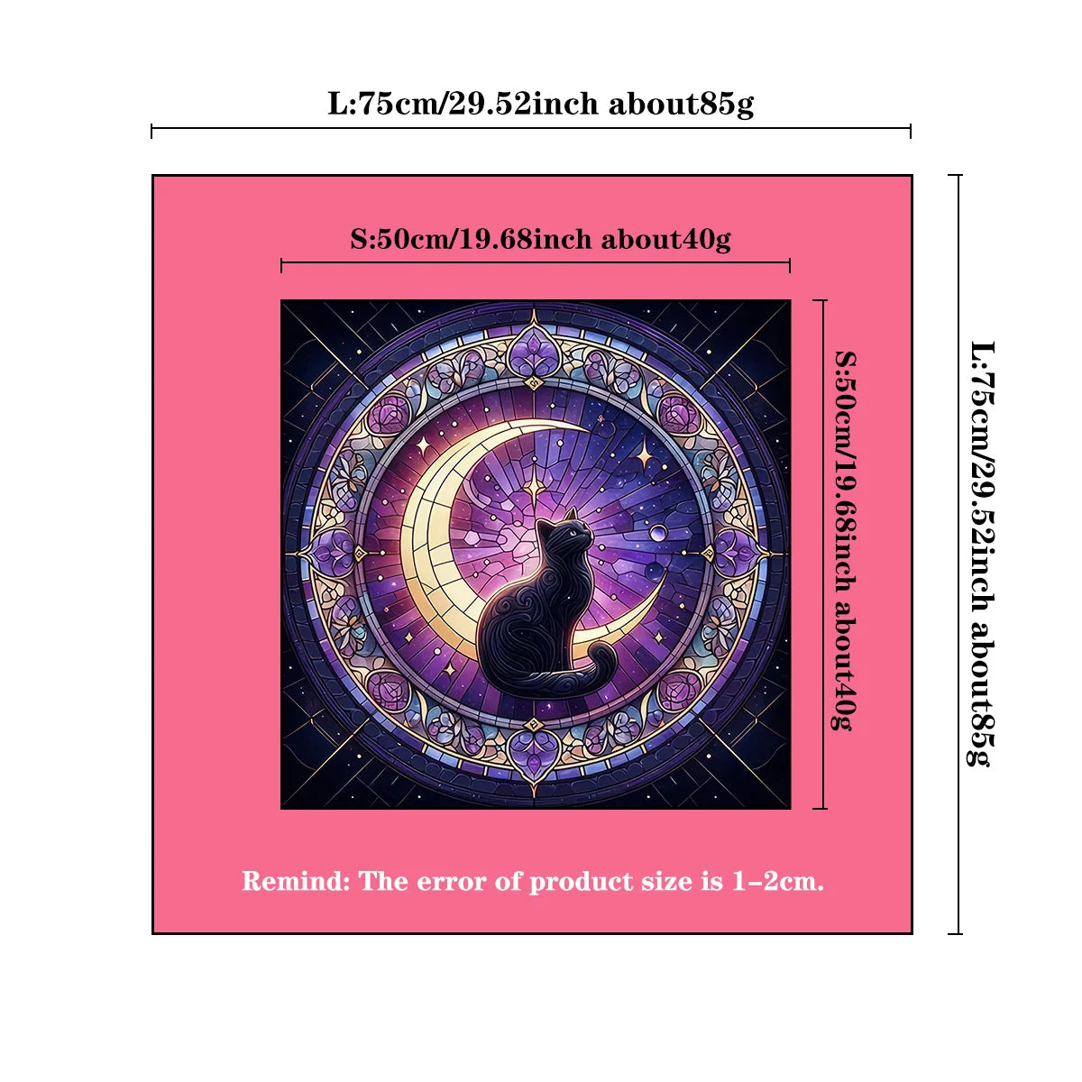 Divination Altar Cloth Civet Cat Tarot Tablecloth For Tarot Card Reading Decorative Voo-Polyester Oracle Card Mat