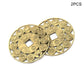 2pcs 4.5cm Gold Amulets for Good Luck Feng Shui Coins Amulet Money Prosperous Protection Zinc Alloy Auspicious Chinese Coins