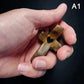 1pc Wooden Crucifix Comfort Holding Cross Pocket Small Size Handheld Christian Prayer Cross Stress Relief Encouragement Gift