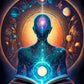 Universe Mysteries Meditation Chakras Indian Buddha Classic Religion Art Canvas Painting Abstract Figure Poster Print Home Decor