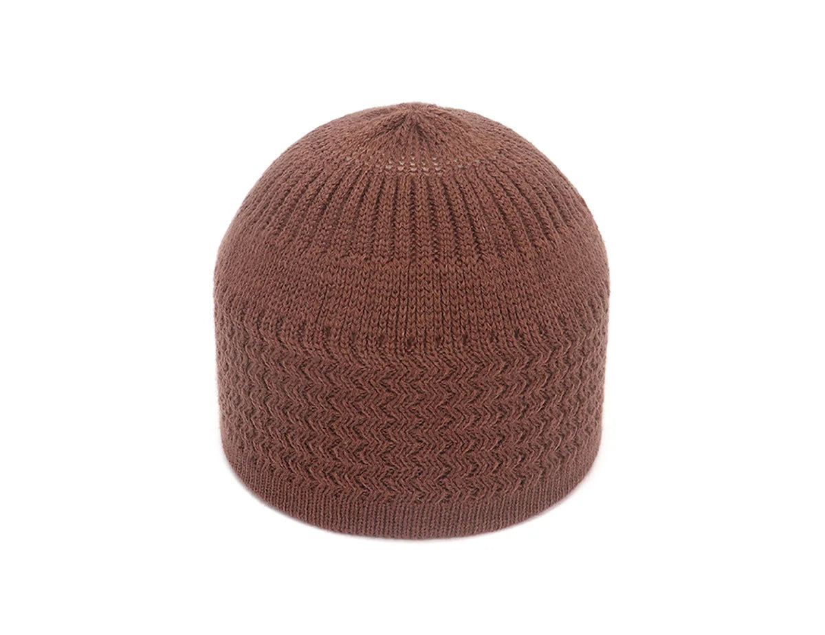 Unisex Knitted Beanies Cap for Islamic Ramadan Jewish Kippah Home Hat Winter Knitted Muslim Men Prayer Hats Men's Wrap Head Caps