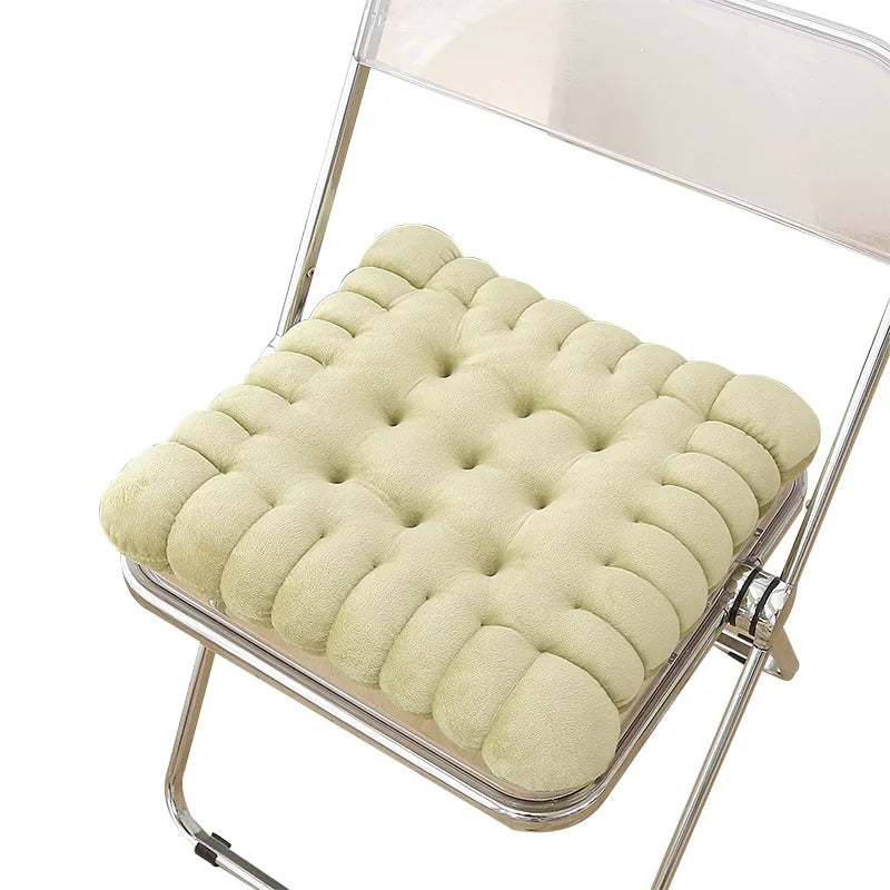 Thickened Cushion with Cushion and Biscuit Long Sitting Cushion Tatami Mat Practical Floor Mat for Homestays Rectangular Cushion