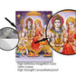 Religion Elephant God India Hinduism Ganesha Painting Canvas Durga Golden Zari Art Poster Prints Living Room Home Decor Pictures