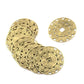 2pcs 4.5cm Gold Amulets for Good Luck Feng Shui Coins Amulet Money Prosperous Protection Zinc Alloy Auspicious Chinese Coins