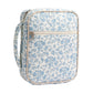 Large Bible Cover Case For Women Quilted Bible Bag Floral Bible Storage Bags With Zipper Pocket And Handle Bible Study Supplies