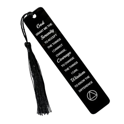 Religious Stainless Steel Bookmarks with Charms，Durable Page Markers for Christians, Bible Readers & Gift - Givers