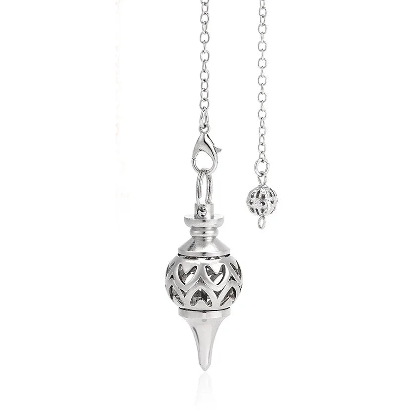 Cone 100% Copper Brass Metal Pendant Pendulum for Divination Dowsing Reiki Healing Egyptian Isis Pendulos Professional  A001