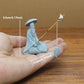 Miniature Zen Fisherman Play Chess Elder Sand Stones Figurine Garden Bonsai Rockery Aquariums Ornaments Lanscape Room Decoration