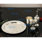 Kiddush high foot cup and tray, Havdalah candle holder, Besamim spice box Havdalah 4pcs set, suitable for the end of the Sabbath