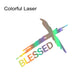 Car Sticker Creative Jesus Blessed Graphics Decor Decal Auto Tuning Accessories for Van RV Motorhome Caravan Cargo Minibus MPV