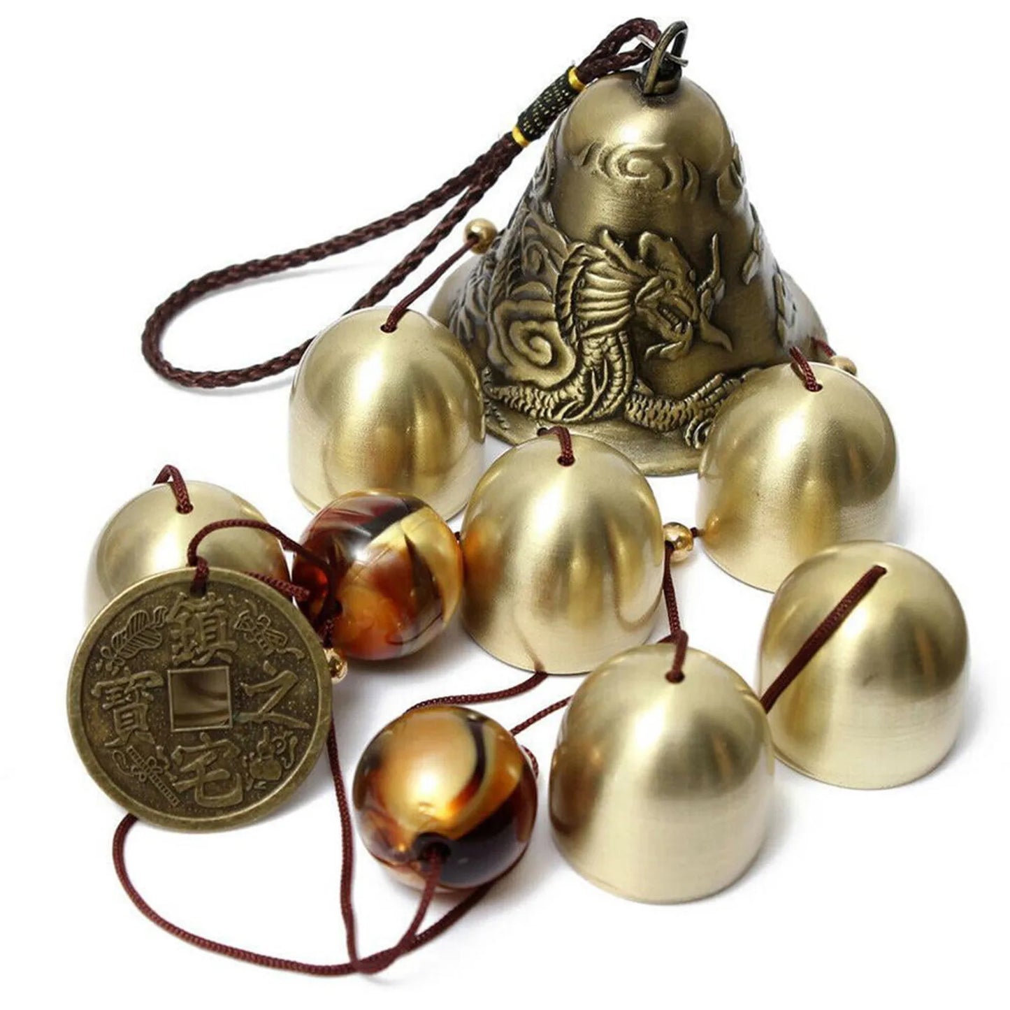 1pc Wind Chime Large Bells Wind Chimes Chapel Home Decor For Garden Outdoor Decoration Decor Gifts Yard Hanging Decor