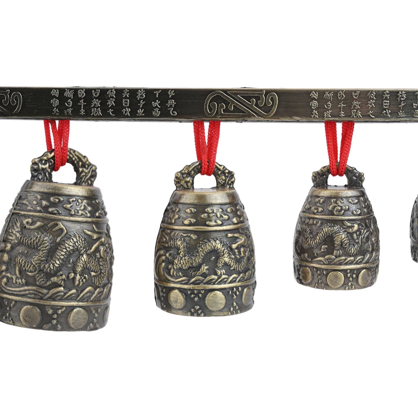 Bronze Meditation Gong With 7 Decorated Bells For Yoga Sound Healing And Relaxation Chinese Musical Percussion Instrument Set