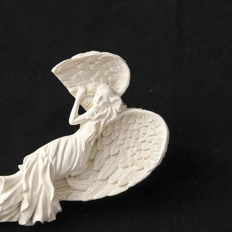 Angel Door Frame Decoration Wing Resin Craft Creative Fashion Goddess Decoration Home Decor Angel Gift Festival Accessory Party