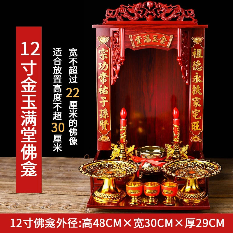 Buddhism Shrine Table, Household Statue Cabinet