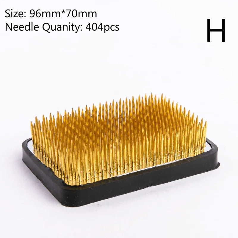 Multi-sizes Florist Floral Arrangement Copper Pin Frog Prong Brass Needle Fixed Tools Japanese Ikebana Kenzan Garden Bonsai Base