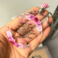 all 10pcs Print Hebrew Plexiglass Wedding Party Guest Favor Gift Bar Mitzvah Souvenir Key Chain with Ring Blessing Personalized