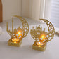 Ramadan Decoration Moon Castle Candle Holder  Eid Mubarak Decorations for Home 2026 Islam Muslim Festival Party Supplies Eid Al