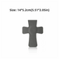 New Leather Bible Magnetic Bookmark Cross Gift Page Markers Double-Sided Page Clips Reading Supplies