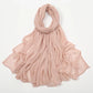 New Crinkle Rayon Hijab For Women Muslim Scarf Long Shawls Solid Islamic Turban Headband Heascarf Wraps Ramandan Headband