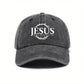 Adjustable baseball caps for men and women, Jesus wreath design, urban street style suitable for leisure and outdoor activities