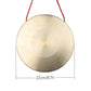 15/22/30cm Hand Gong Cymbals Brass Copper Gong Chapel Opera Percussion Instrument with Round Play Hammer