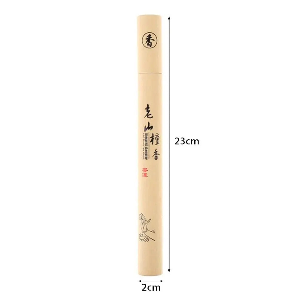 1/2Box Sandalwood Mugwort Scent Incense Stick Tranquilize Mind Home Office Bedroom Refreshing Scent 20g/Box Natural