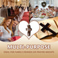 20-100Pcs Wooden Cross Fidget with Organza Bags Prayer Cross for Hand Handmade Pocket Wood Crosses Christian Encouragement Gift