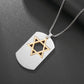 Stainless Steel 7 Archangel Seal Necklace Men's Solomon Kabbalah Seal Pendant Supernatural Protection Amulet Magical Jewelry