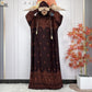 2025 Women Long Sleeves Dress Cotton Ramadan Abaya with Two Hats Muslim Women's Kaftan Dress Dubai Turkey Islam Prayer Clothing