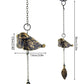 Japanese Wind Chimes Cast Iron Feng Shui Wind Bells Good Luck Hanging Pendant Indoor Outdoor Temple Home Garden Decoration
