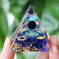Energy Pyramid Orgonite Reiki Natural Amethyst Ball Healing Crystals Chakra Tool Ornaments Resin Stones Craft Kids Gift Pyramid