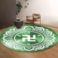 Six character mantra floor mat meditation mat energy yoga meditation mat circular anti slip mat