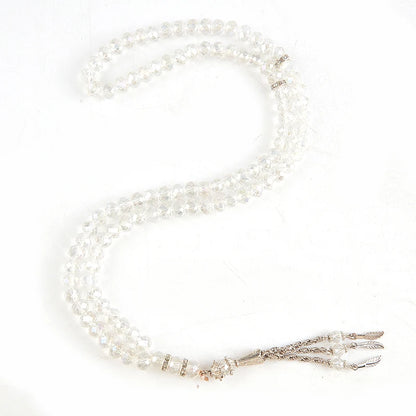 8mm 99 Beads Crystal Prayer Beads Crystal Bracelets Tasbih Tasbeeh Misbaha Bracelet Islamic Muslim DIY Bracelet Jewelry