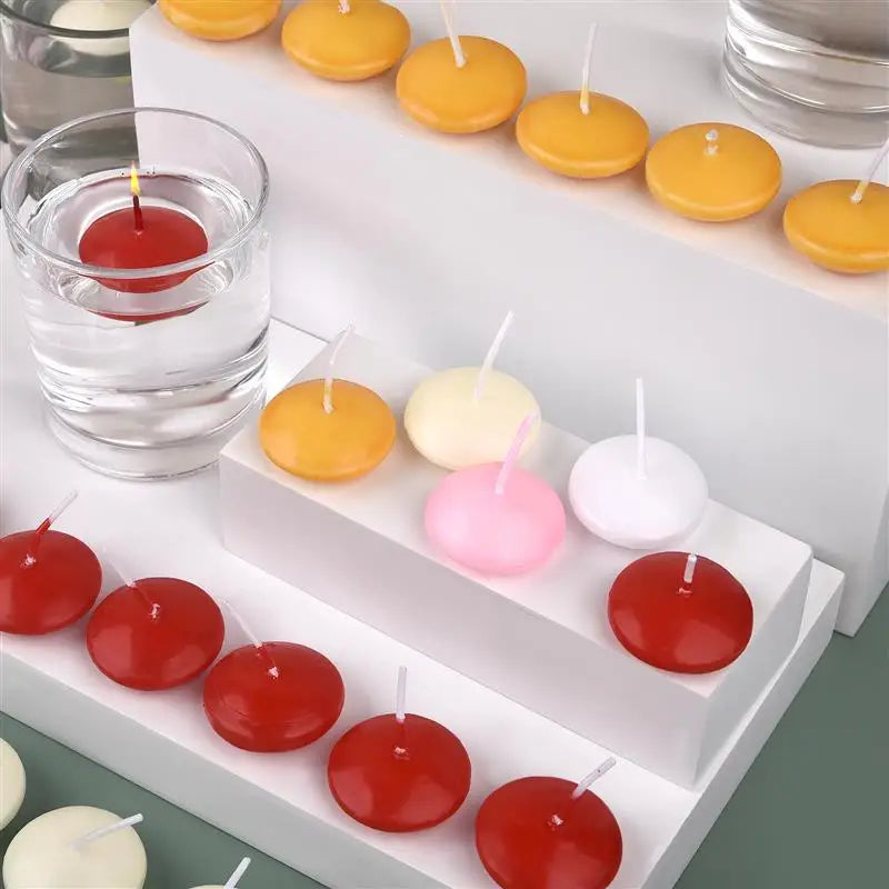 10 Pieces/Pack Floating Candles Festival Supplies Candles Release Wishing Candles Wax Wedding Props