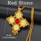 Annio Ethiopian Gold Color Cross Charms Pendant Necklaces African Jewelry Eritrean Anniversary Accessories #161916