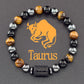 12 Zodiac Sign Bracelet Homme Constellation Bracelet for Men Aries Virgo Leo Libra Charm Bangle Women Friendship Jewelry on Hand