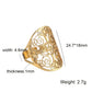 Unift Sacred Geometry Flower of Life Ring Adjustable Stainless Steel Ring Men Women Accessories Vintage Filigree Jewelry Gifts