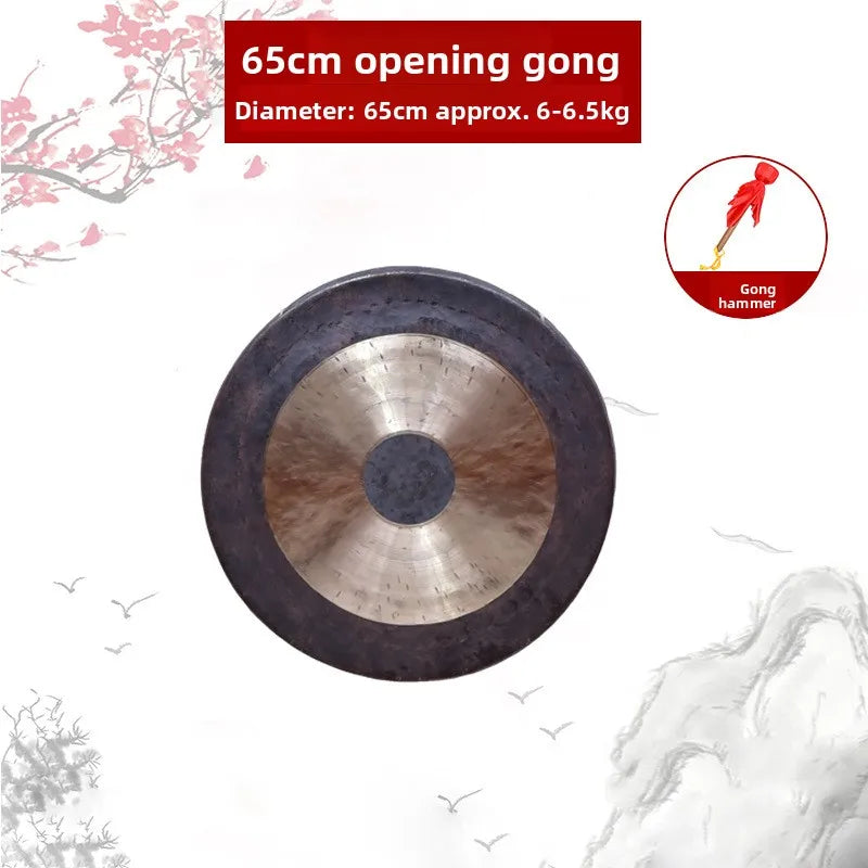 Copper Gong 16-80CM Handmade Gong Sound Healing Meditation Celebration Gongs Practice Cymbals Percussion Musical Instruments
