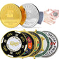 Free Design Stamping Dies 3d Zinc Alloy Challenge Coin Custom Engravable Metal Coins Double Commemorative Souvenir Coin