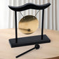 Retro Relaxation Desktop Gong Fortune Creative Copper Bell High Volume Wood Frame Feng Shui Metal Cymbals House Warming