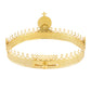 Gold Plated Orthodox Wedding Crown with Virgin Mary Icon for Church Liturgy Marriage Ceremony Christian Religious Gift