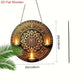 2D Flat One Piece Wooden Traditional Oil Lamp And Artistic Painted Design Happy Diwali Round Sign for Decorating Home Bedroom Li