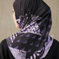 Sporty Inner Women's Hijabs Muslim Breathable Islamic Instant Turban For Ladies Geometric Printing Pattern Head Wrap Headband