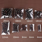 4mm-20mm Big Hole Round Natural Wooden Eco-Friendly Loose Spacer Wood Brown Coffee Beads For Jewelry Making Bracelet Craft DIY