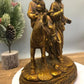 old Christianity collection Catholicism Christian bronze sculpture statue religious Madonna Mary Jesus Faith copper Holy family