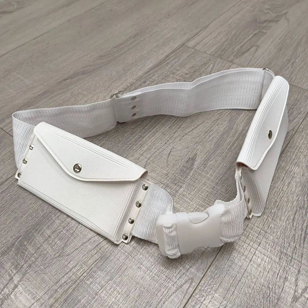 Unisex Stretchy Hajj Belt Wide Oxford Cloth Studded Waist Belt Waist Bag Waist Strap Umrah Girdle