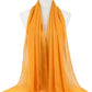 New Fashion Women Solid Chiffon Headscarf Ready To Wear Instant Hijab Scarf Muslim Shawl Islamic Hijabs Arab Wrap Head Scarves
