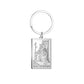 Dawapara Tarot Cards Keychains Stainless Steel Vintage Amulet Good Luck The Major Arcana Keyring Wiccan Jewelry
