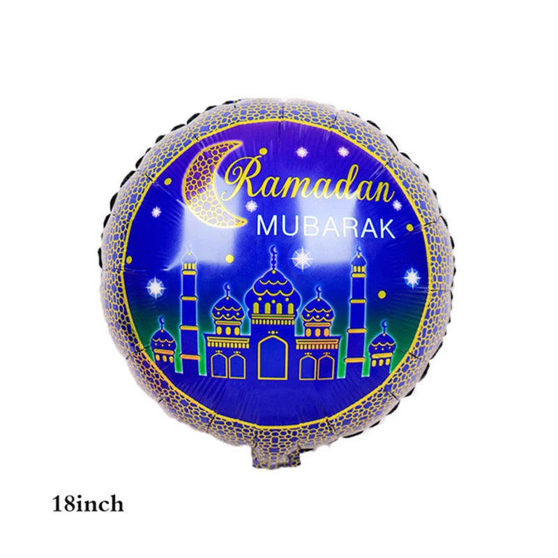 Muslim Festival Jewish Passover Disposable Tableware Paper Plates Cup Flag Balloons Home Party Favors Decoration Party Supplies