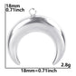 100% Stainless Steel Moon Pendants For Jewelry Making Supplies Various Luna Animal Wings Sun Star Eye Charms In Bulk Accessories